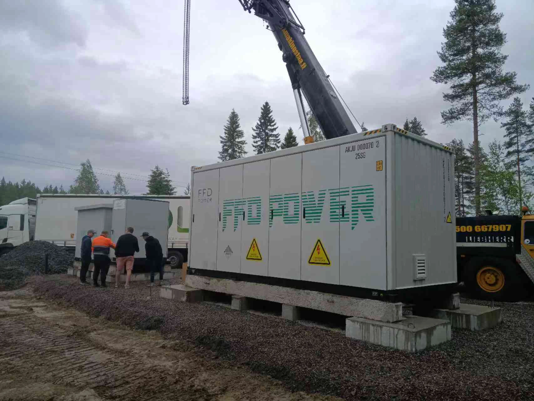 BESS проект 3,4 MW / 7,1 MWh — ФИНЛАНДИЯ
